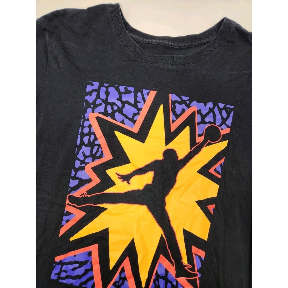 Nike‎ Air Jordan T-Shirt Men's M Black Short Sleeve Jumpman Logo Basketball